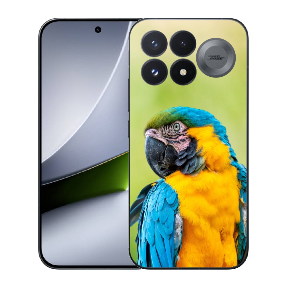Gélový kryt mmCase na Xiaomi Poco F9 Pro 5G - papagáj ara 2