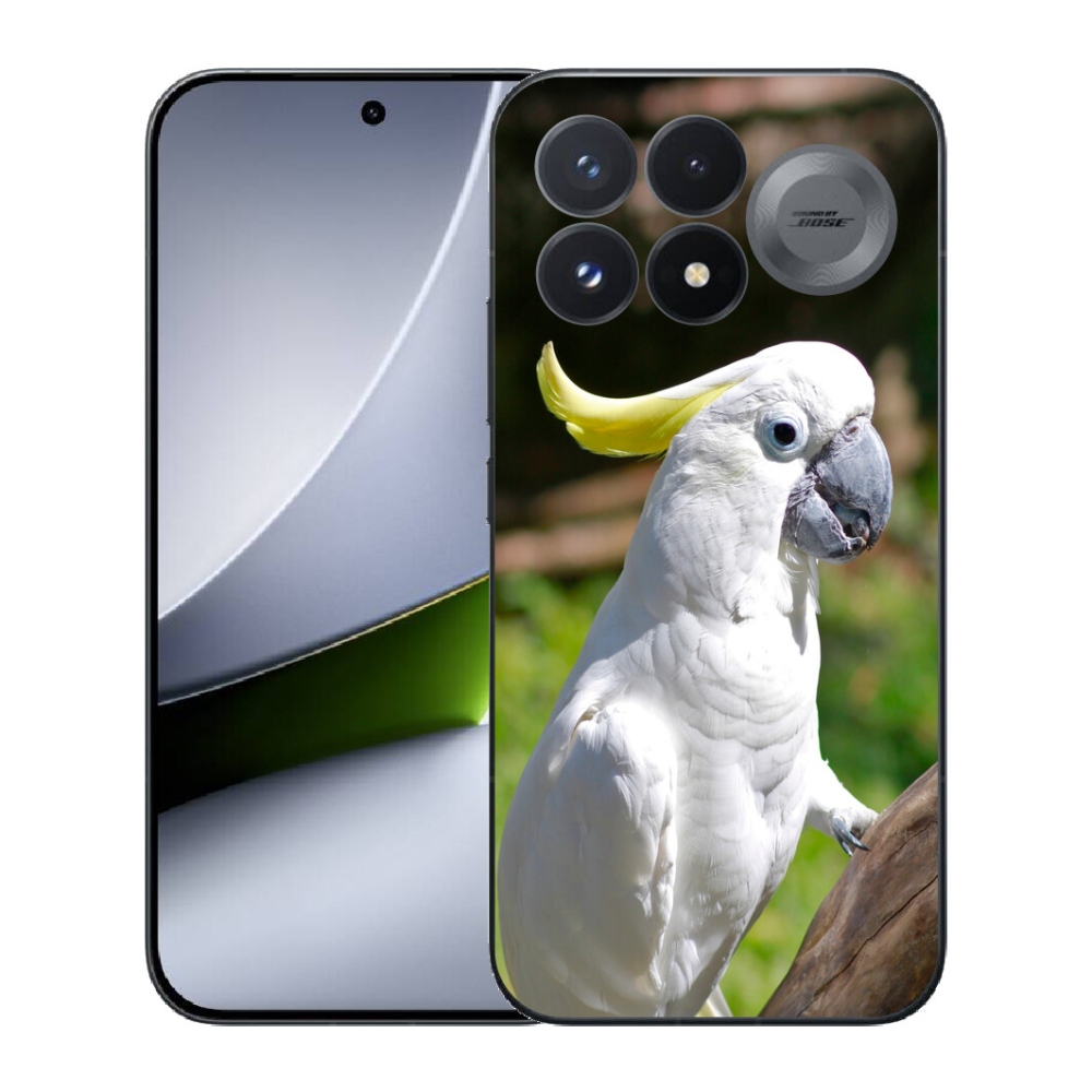 Gélový kryt mmCase na Xiaomi Poco F9 Pro 5G - papagáj kakadu 2