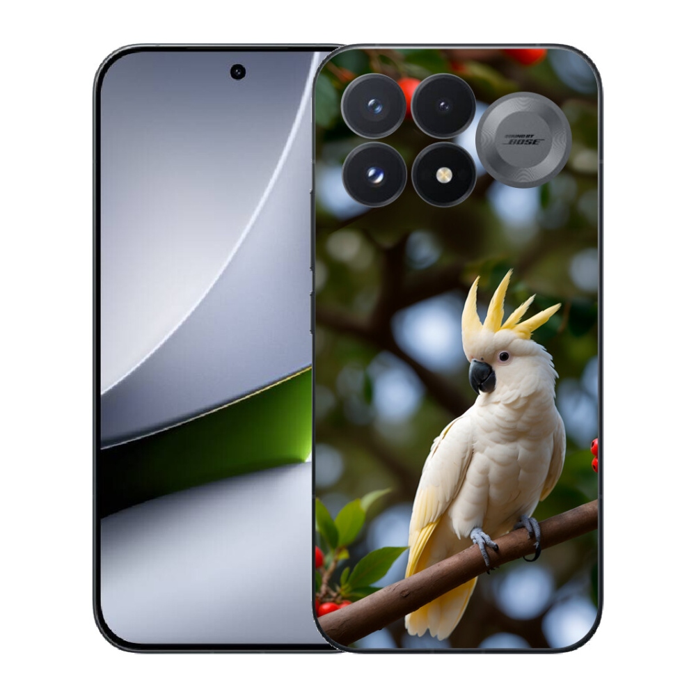 Gélový kryt mmCase na Xiaomi Poco F9 Pro 5G - papagáj kakadu 3