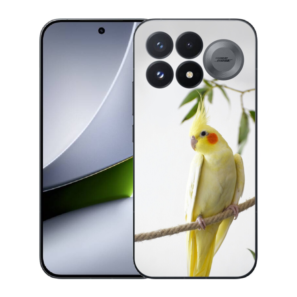 Gélový kryt mmCase na Xiaomi Poco F9 Pro 5G - papagáj korela chocholatá