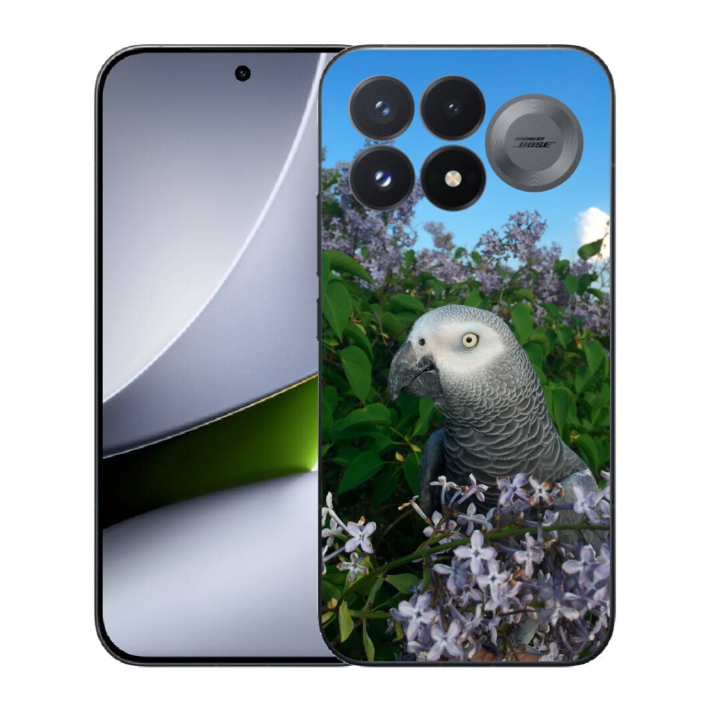 Gélový kryt mmCase na Xiaomi Poco F9 Pro 5G - papagáj žako