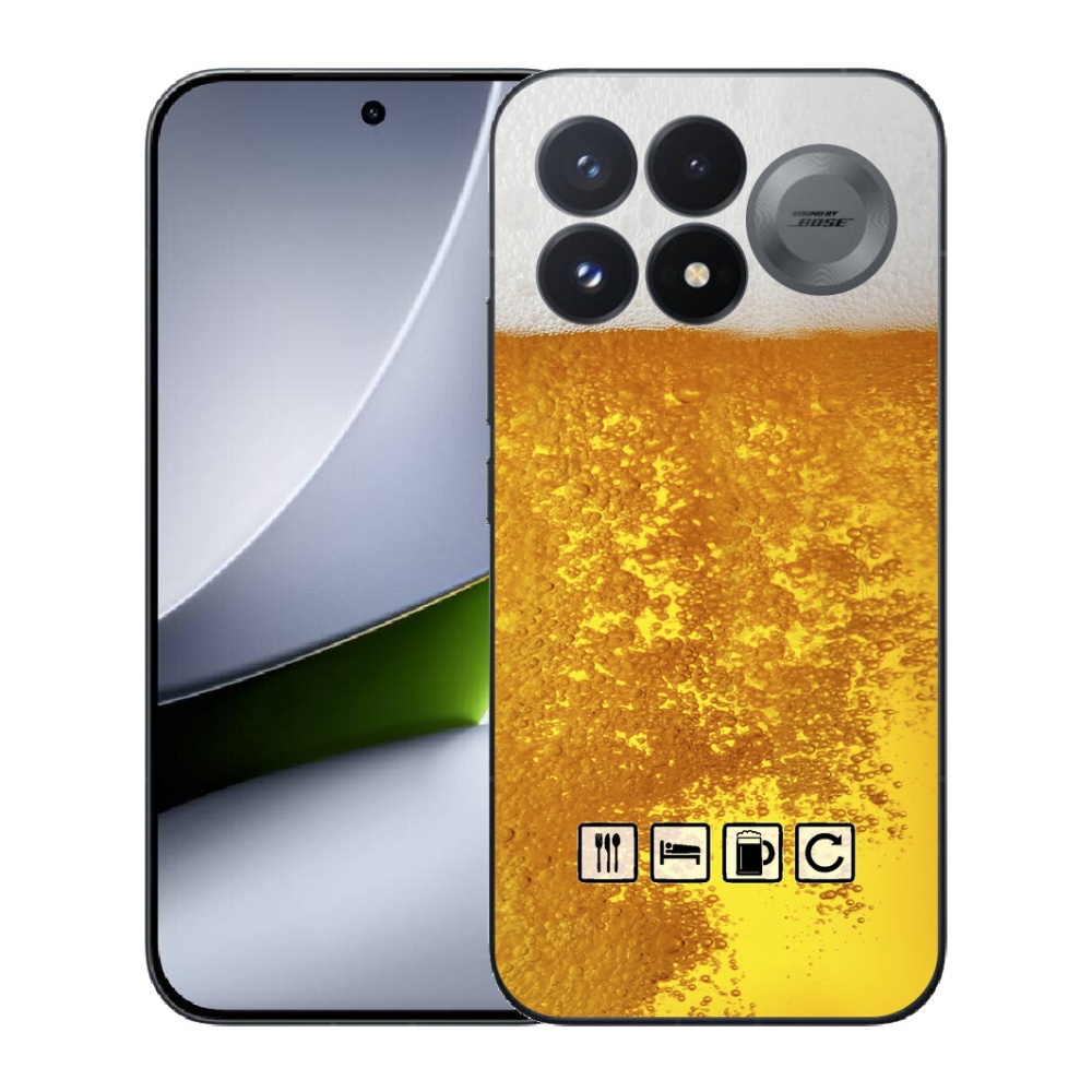 Gélový kryt mmCase na Xiaomi Poco F9 Pro 5G - pivný motív 3