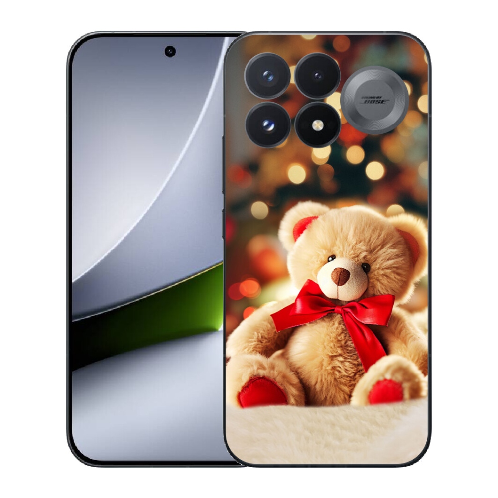 Gélový kryt mmCase na Xiaomi Poco F9 Pro 5G - plyšový medvedík