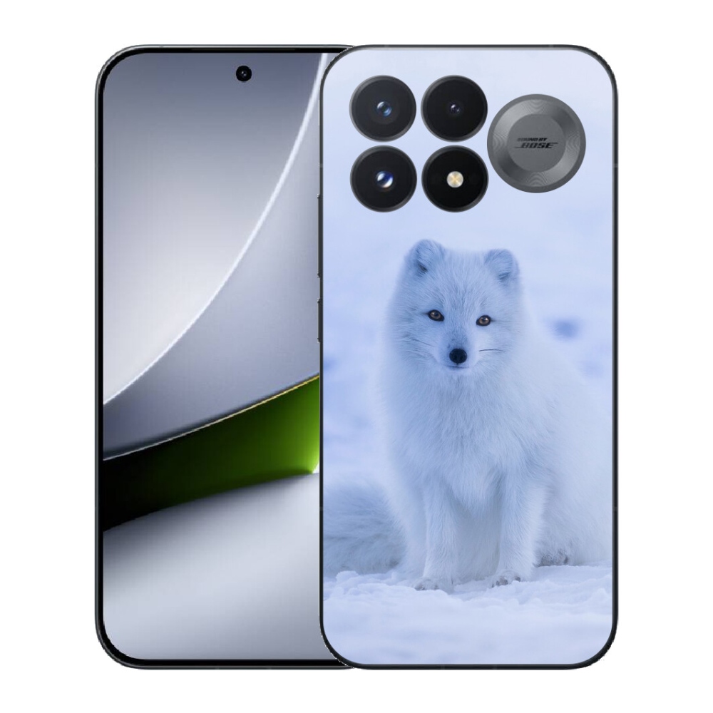 Gélový kryt mmCase na Xiaomi Poco F9 Pro 5G - polárna líška