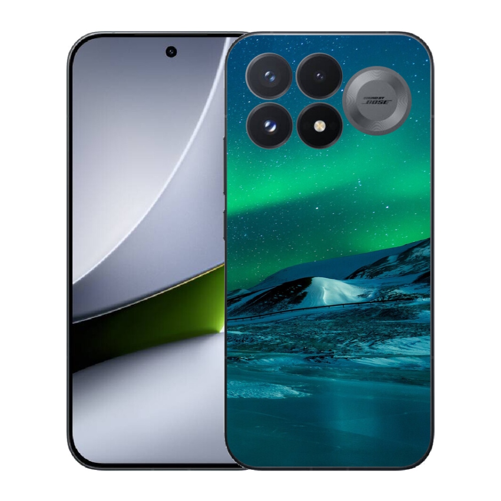 Gélový kryt mmCase na Xiaomi Poco F9 Pro 5G - polárna žiara