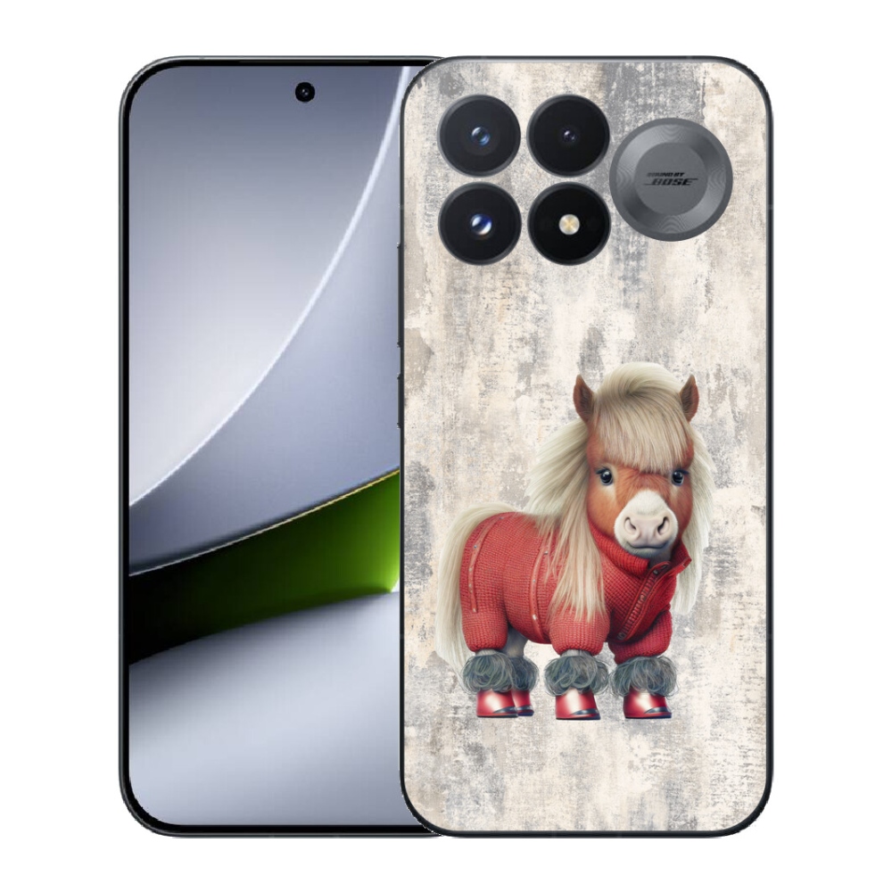 Gélový kryt mmCase na Xiaomi Poco F9 Pro 5G - poník vo svetri
