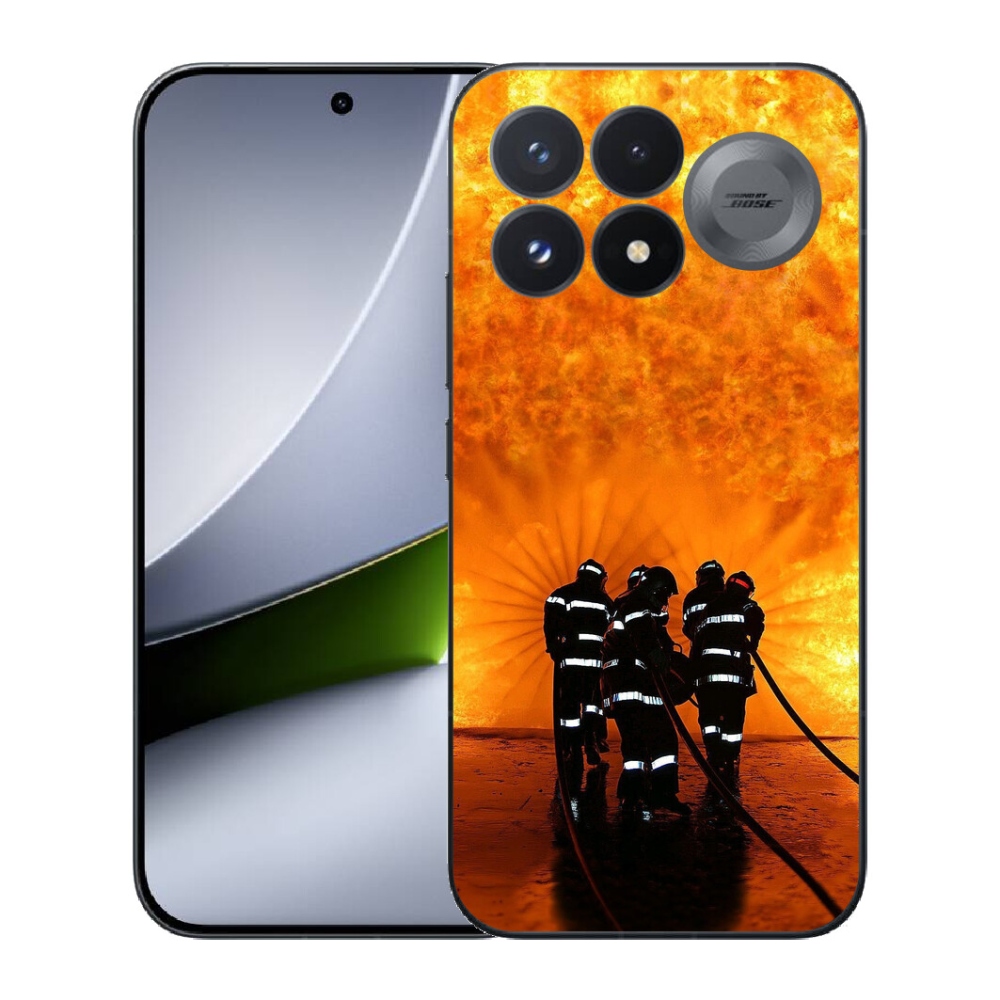 Gélový kryt mmCase na Xiaomi Poco F9 Pro 5G - požiar