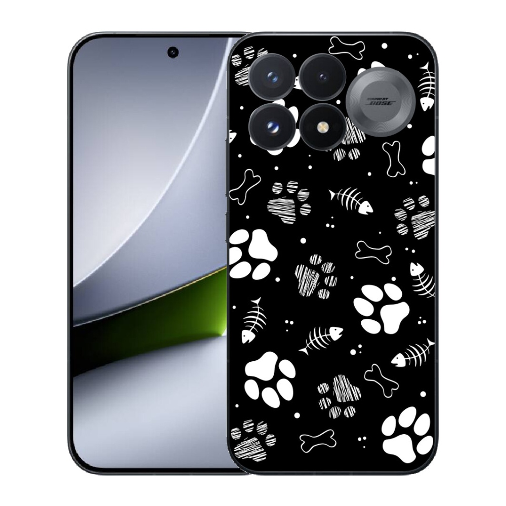 Gélový kryt mmCase na Xiaomi Poco F9 Pro 5G - psie labky