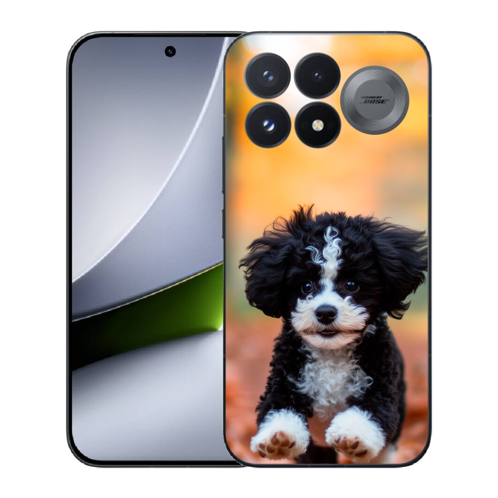 Gélový kryt mmCase na Xiaomi Poco F9 Pro 5G - roztomilé šteňa 2
