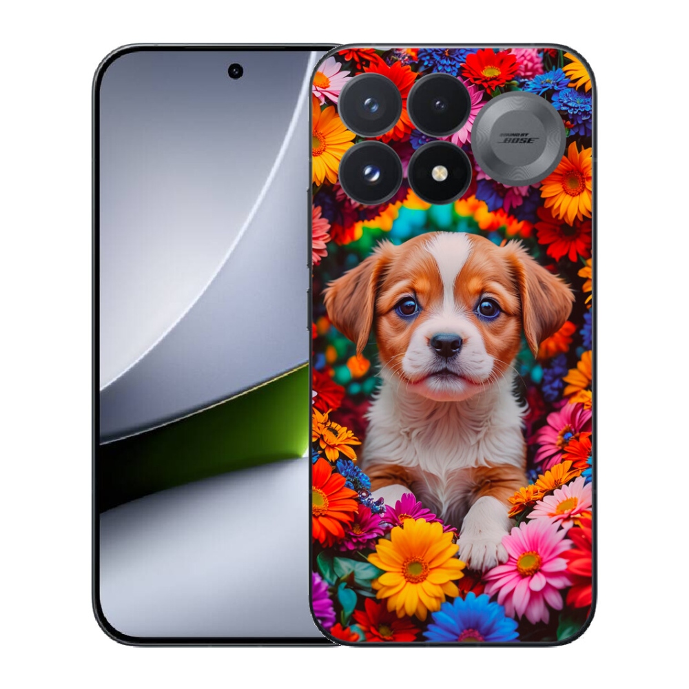 Gélový kryt mmCase na Xiaomi Poco F9 Pro 5G - roztomilé šteňa