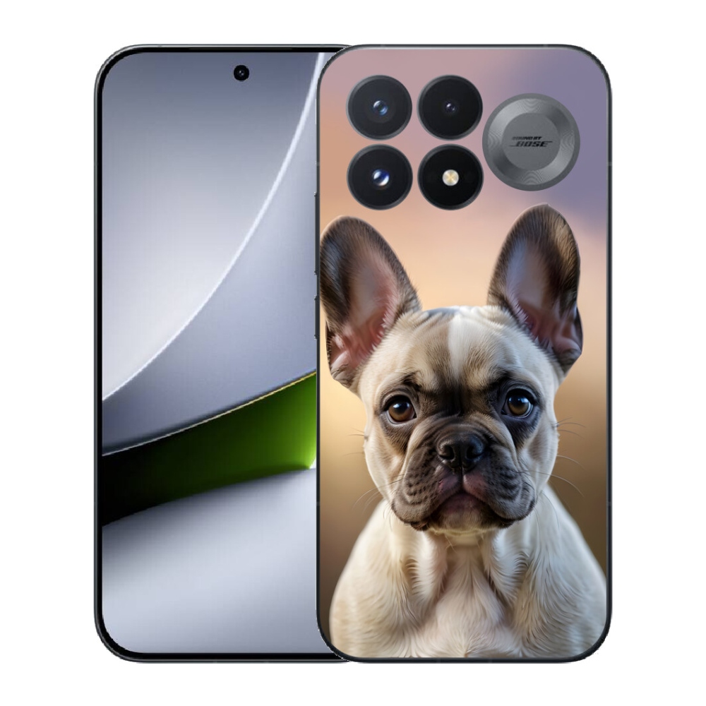 Gélový kryt mmCase na Xiaomi Poco F9 Pro 5G - roztomilý francúzsky buldoček