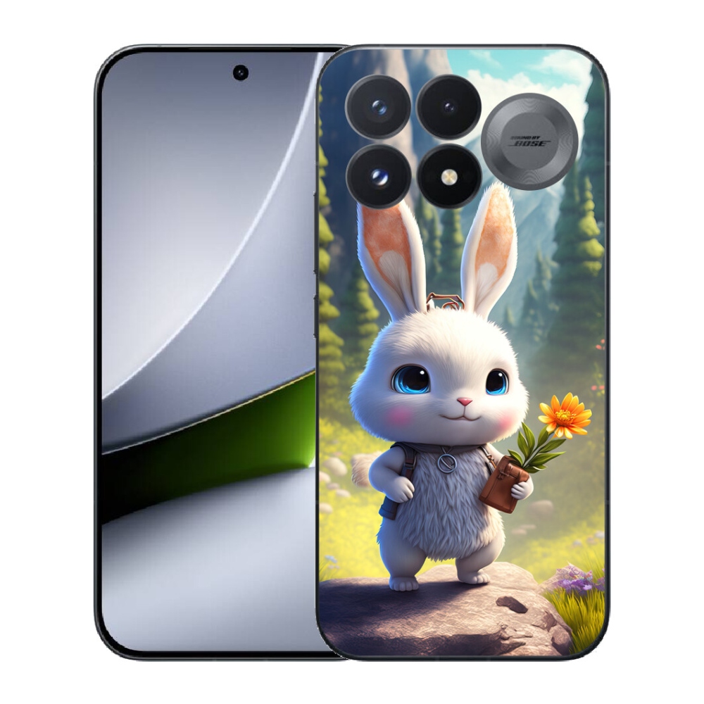 Gélový kryt mmCase na Xiaomi Poco F9 Pro 5G - roztomilý zajačik