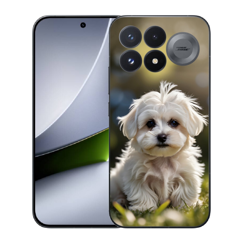 Gélový kryt mmCase na Xiaomi Poco F9 Pro 5G - roztomilý maltézsky psík
