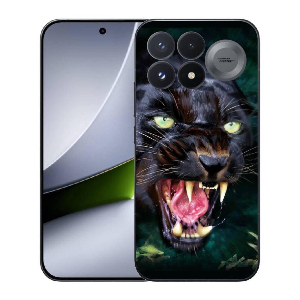 Gélový kryt mmCase na Xiaomi Poco F9 Pro 5G - rozzúrený čierny panter