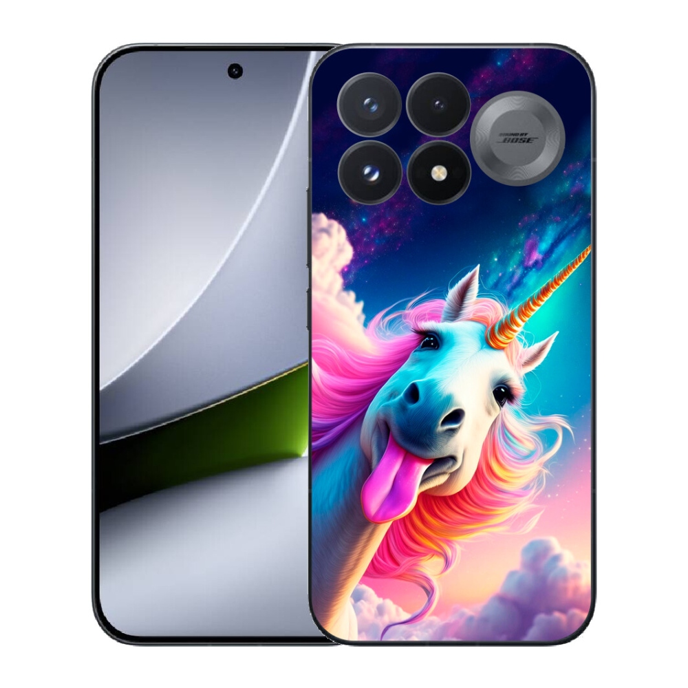 Gélový kryt mmCase na Xiaomi Poco F9 Pro 5G - šialený jednorožec