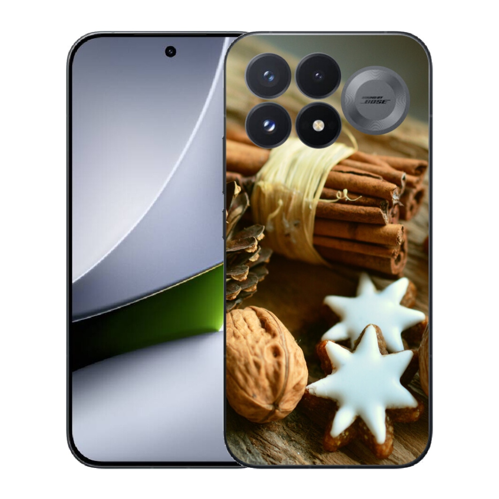 Gélový kryt mmCase na Xiaomi Poco F9 Pro 5G - škorica a perníčky