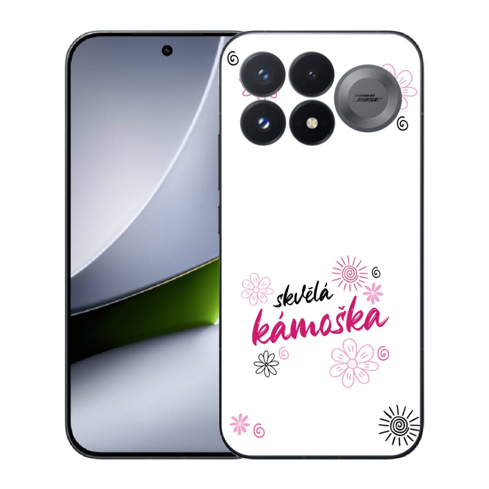 Gélový kryt mmCase na Xiaomi Poco F9 Pro 5G - skvelá kamoška biele pozadie