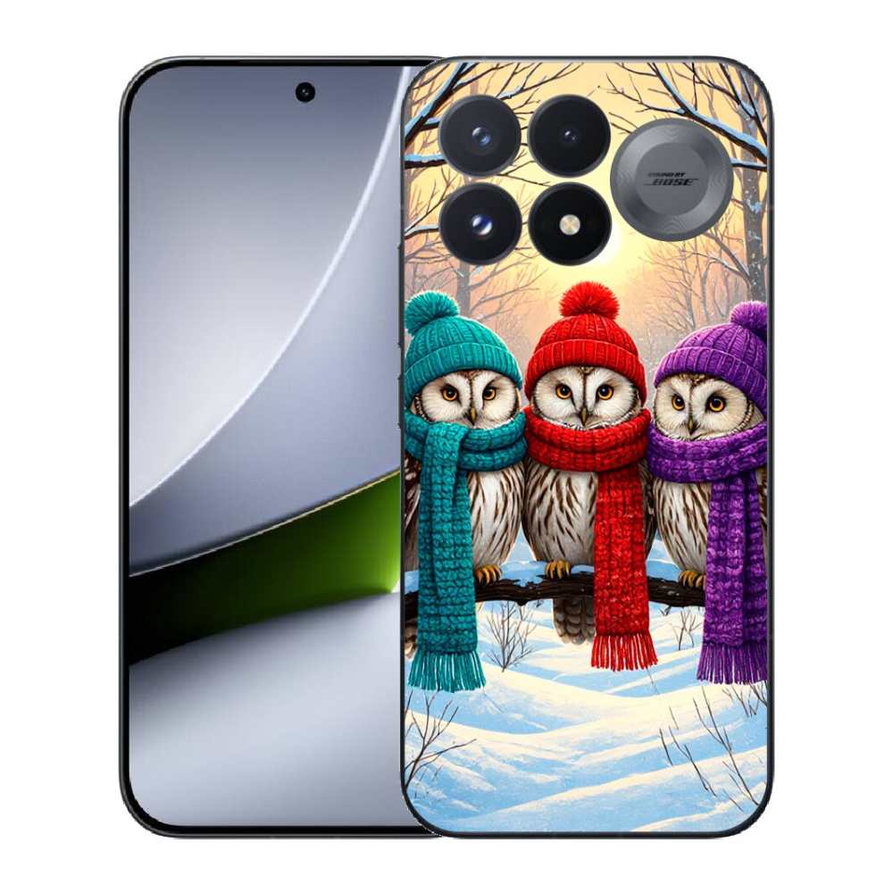Gélový kryt mmCase na Xiaomi Poco F9 Pro 5G - soví priatelia