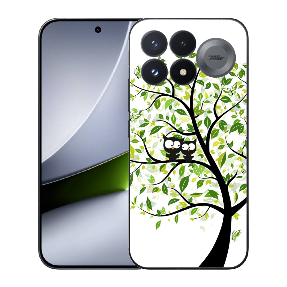 Gélový kryt mmCase na Xiaomi Poco F9 Pro 5G - malej sovy na strome