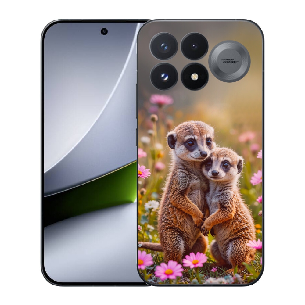 Gélový kryt mmCase na Xiaomi Poco F9 Pro 5G - surikatí duo
