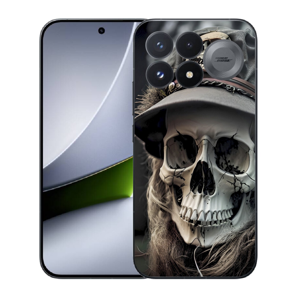 Gélový kryt mmCase na Xiaomi Poco F9 Pro 5G - temná lebka