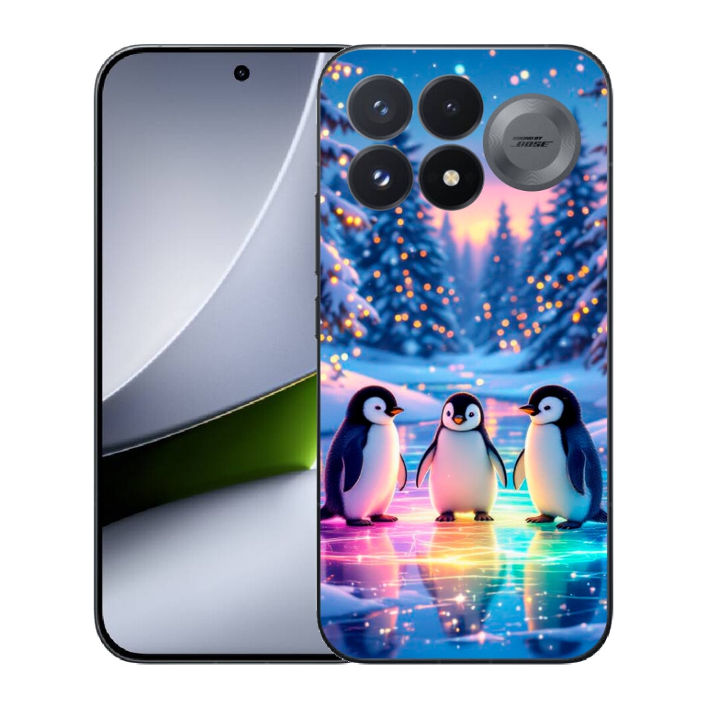 Gélový kryt mmCase na Xiaomi Poco F9 Pro 5G - tučniaky
