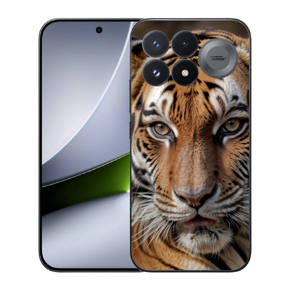 Gélový kryt mmCase na Xiaomi Poco F9 Pro 5G - tigrie pohľad