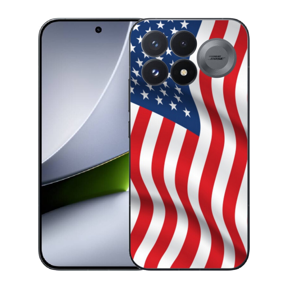 Gélový kryt mmCase na Xiaomi Poco F9 Pro 5G - USA vlajka