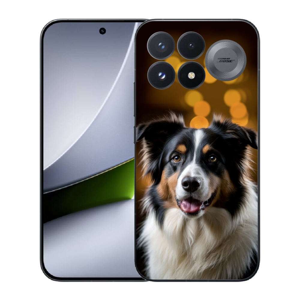 Gélový kryt mmCase na Xiaomi Poco F9 Pro 5G - usmievavý austrálsky ovčiak
