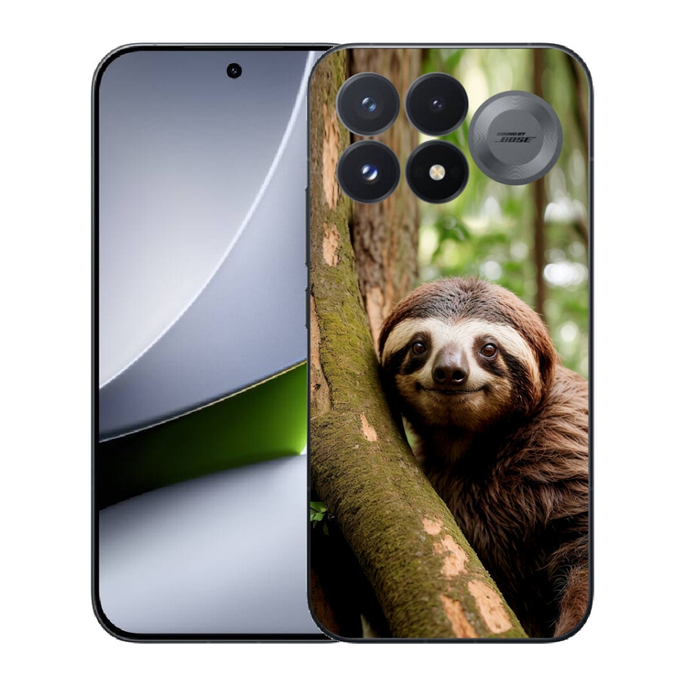 Gélový kryt mmCase na Xiaomi Poco F9 Pro 5G - usmievavý leňochod