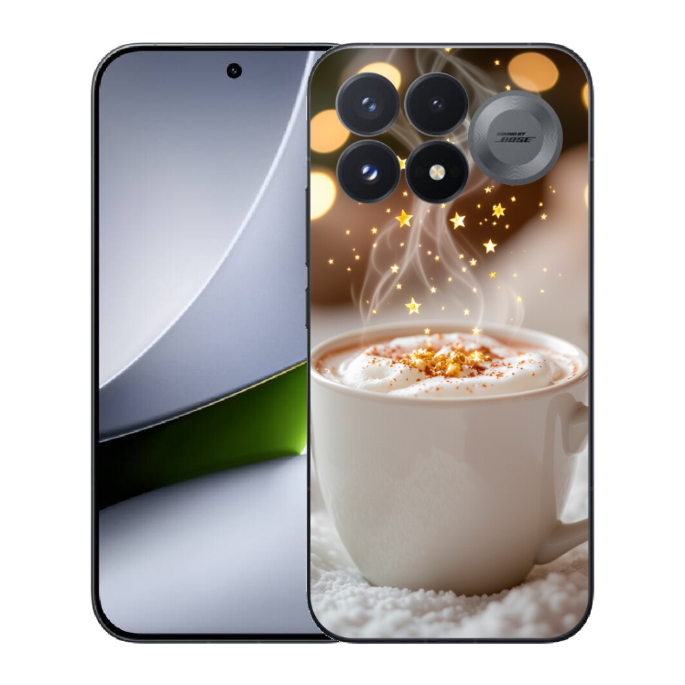 Gélový kryt mmCase na Xiaomi Poco F9 Pro 5G - vianočný horúci nápoj