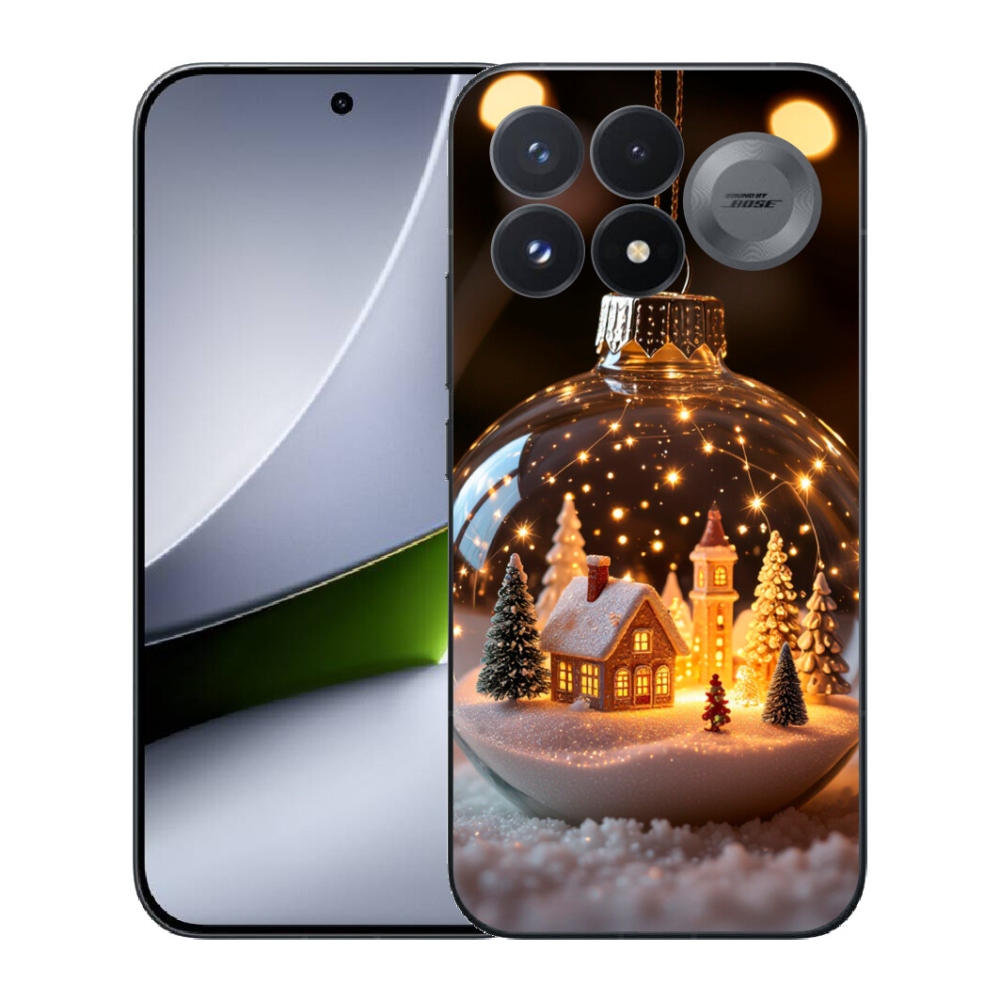 Gélový kryt mmCase na Xiaomi Poco F9 Pro 5G - vianočné gule 3