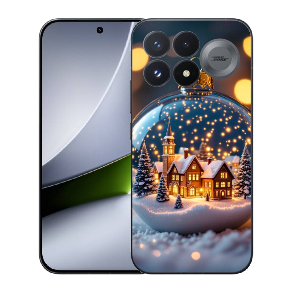 Gélový kryt mmCase na Xiaomi Poco F9 Pro 5G - vianočné gule 4