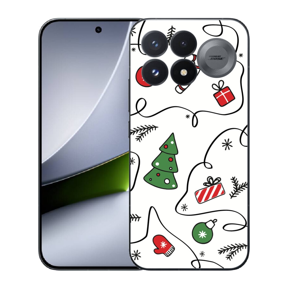 Gélový kryt mmCase na Xiaomi Poco F9 Pro 5G - vianočné motívy