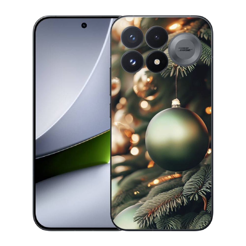 Gélový kryt mmCase na Xiaomi Poco F9 Pro 5G - vianočné ozdoby 1