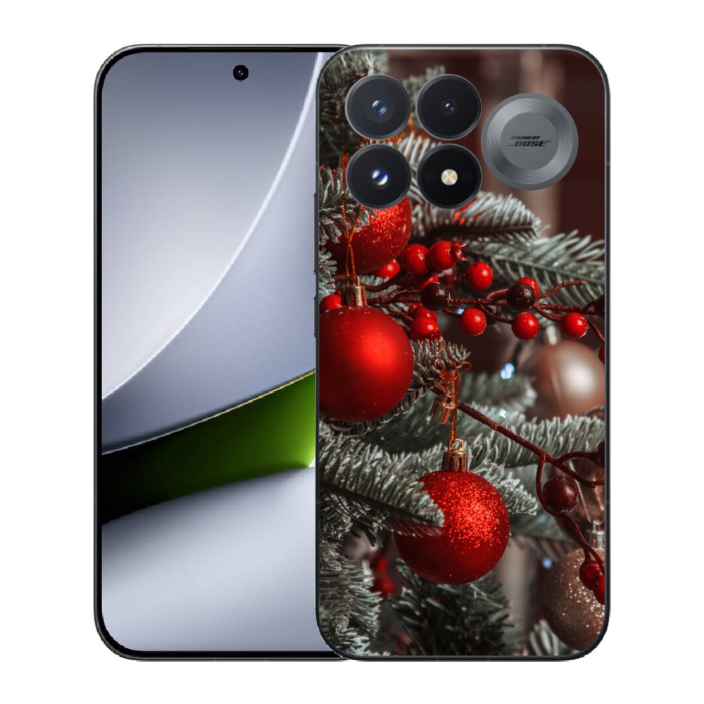 Gélový kryt mmCase na Xiaomi Poco F9 Pro 5G - vianočné ozdoby 2