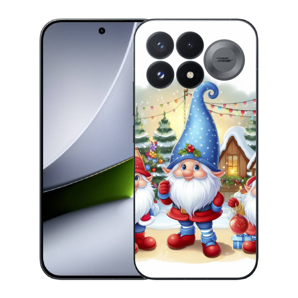 Gélový kryt mmCase na Xiaomi Poco F9 Pro 5G - vianočné škriatkovia
