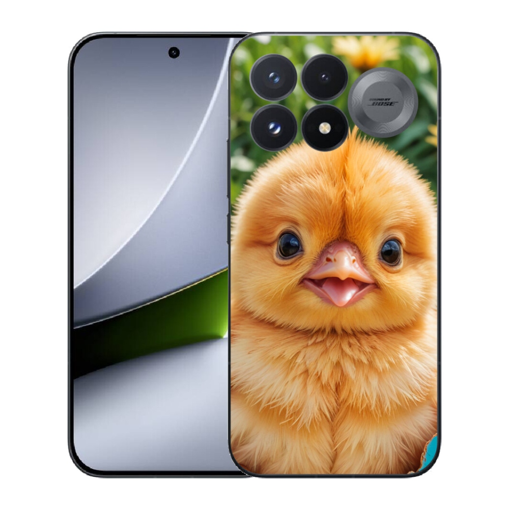 Gélový kryt mmCase na Xiaomi Poco F9 Pro 5G - veselé kuriatko