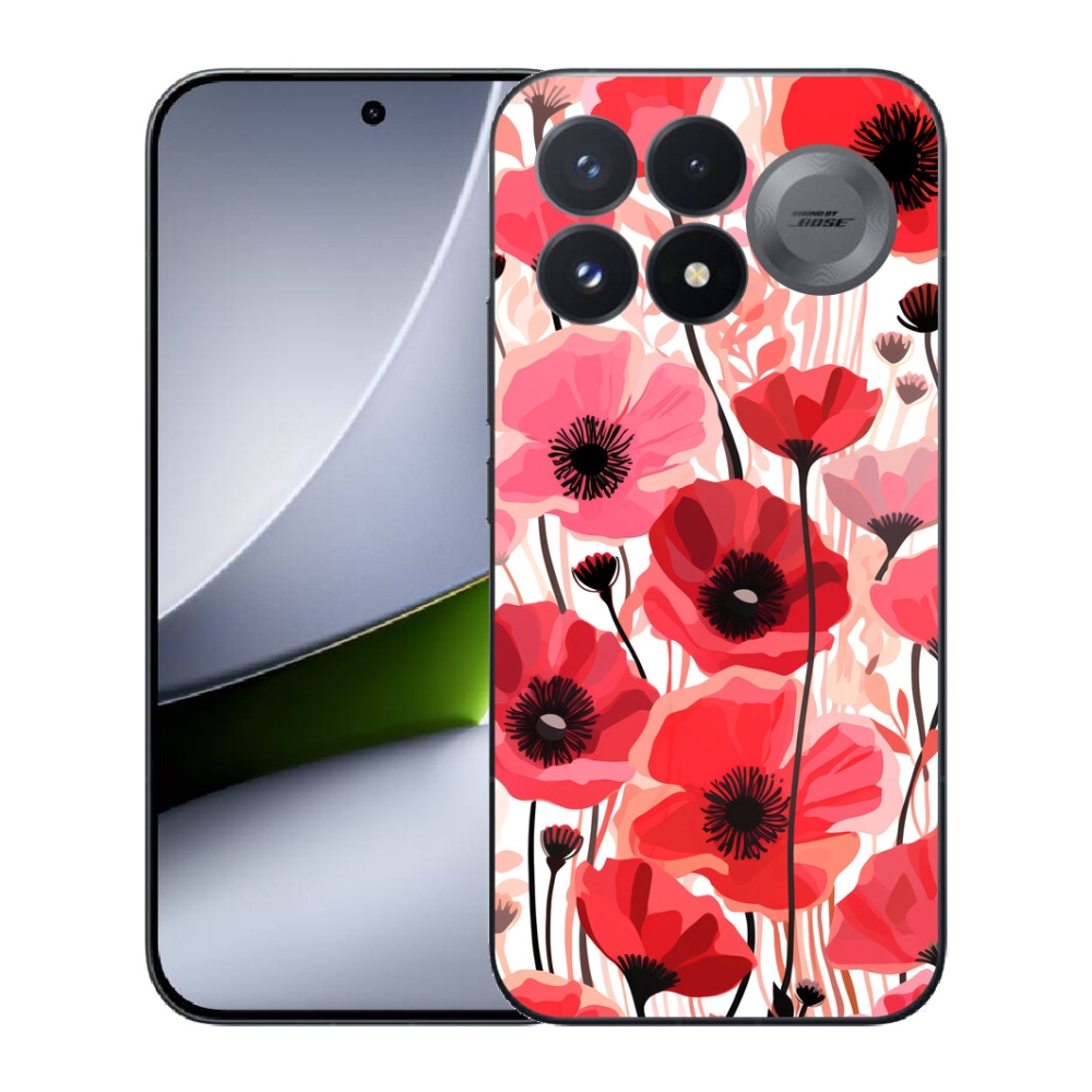 Gélový kryt mmCase na Xiaomi Poco F9 Pro 5G - vlčí mak 1