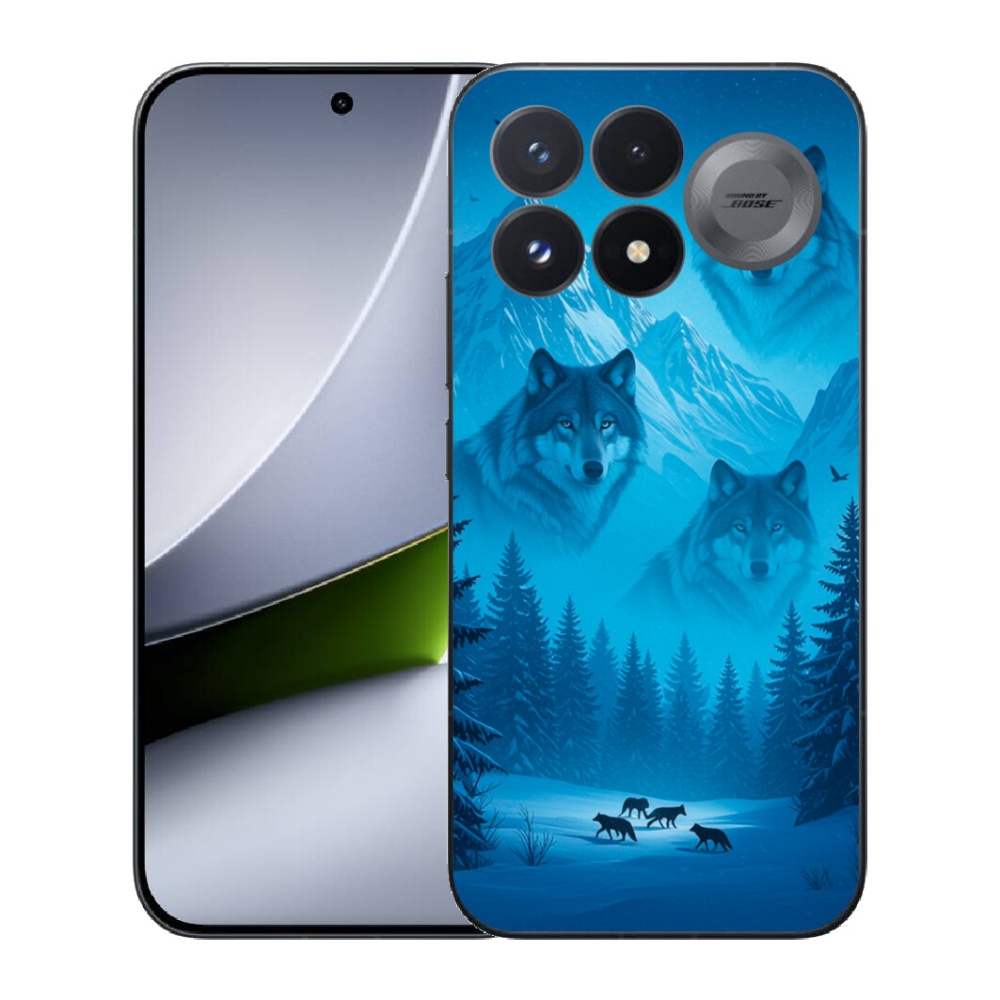 Gélový kryt mmCase na Xiaomi Poco F9 Pro 5G - vlčia svorka