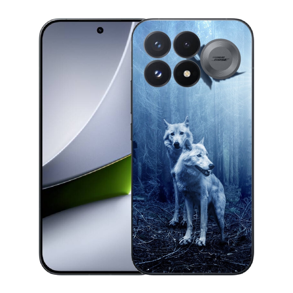 Gélový kryt mmCase na Xiaomi Poco F9 Pro 5G - vlci v lese