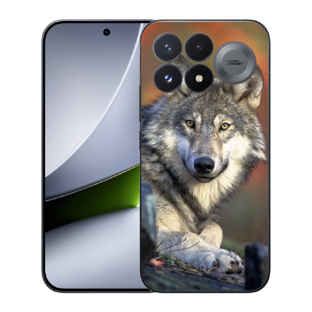 Gélový kryt mmCase na Xiaomi Poco F9 Pro 5G - vlk