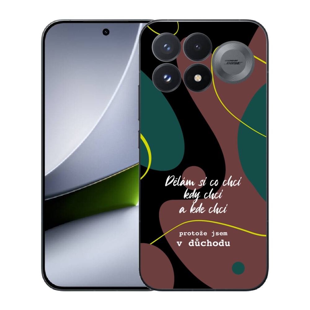 Gélový kryt mmCase na Xiaomi Poco F9 Pro 5G - vtipný text 10 čierne pozadie