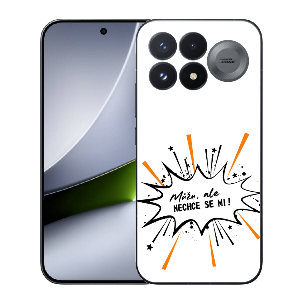 Gélový kryt mmCase na Xiaomi Poco F9 Pro 5G - vtipný text 11 biele pozadie