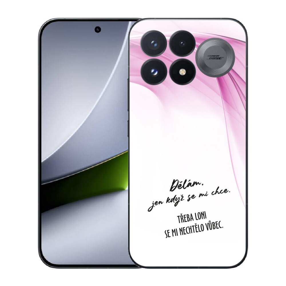 Gélový kryt mmCase na Xiaomi Poco F9 Pro 5G - vtipný text 12 biele pozadie