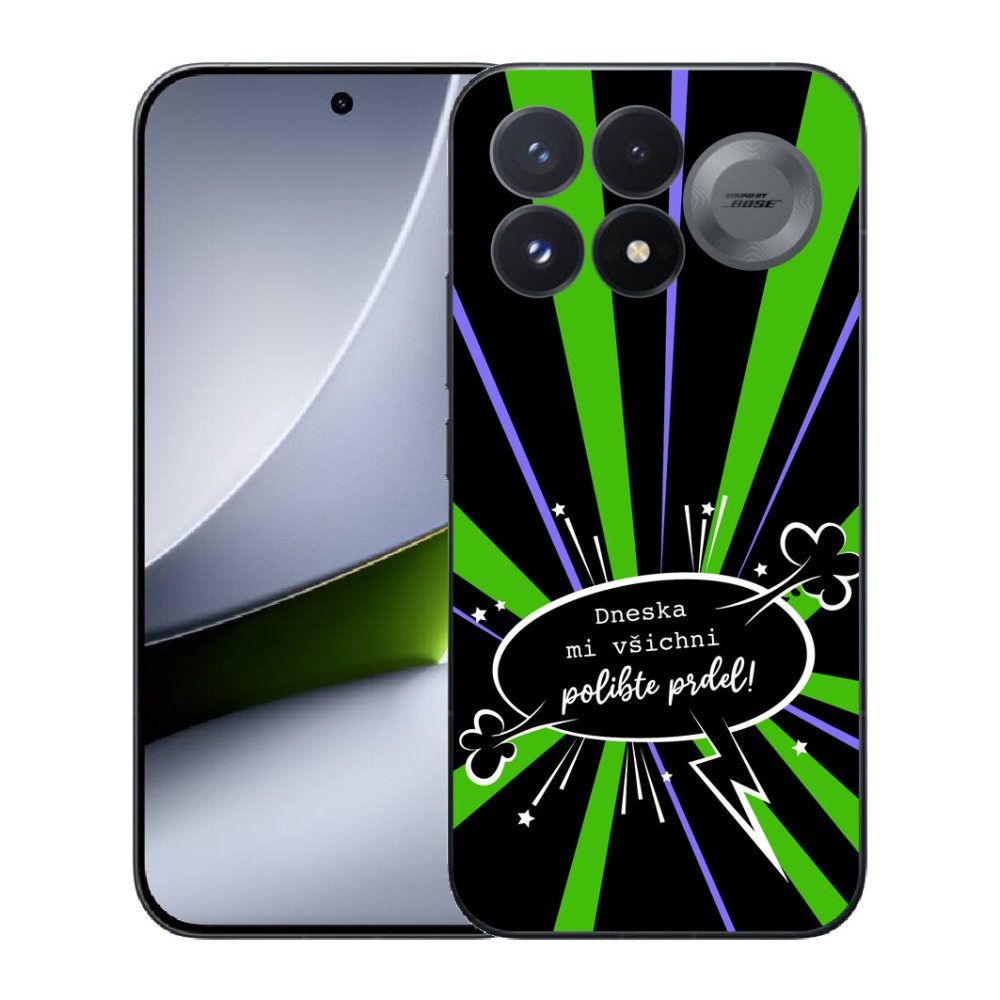 Gélový kryt mmCase na Xiaomi Poco F9 Pro 5G - vtipný text 15 čierne pozadie