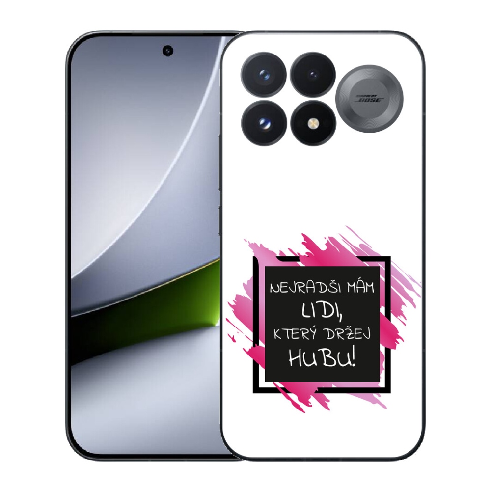 Gélový kryt mmCase na Xiaomi Poco F9 Pro 5G - vtipný text 7 čiernobiele pozadie