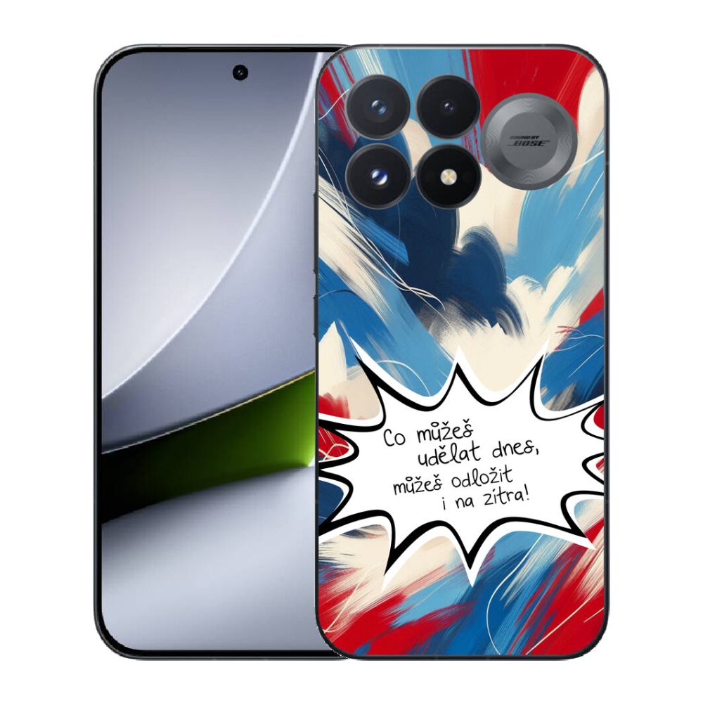 Gélový kryt mmCase na Xiaomi Poco F9 Pro 5G - vtipný text 9 biele pozadie
