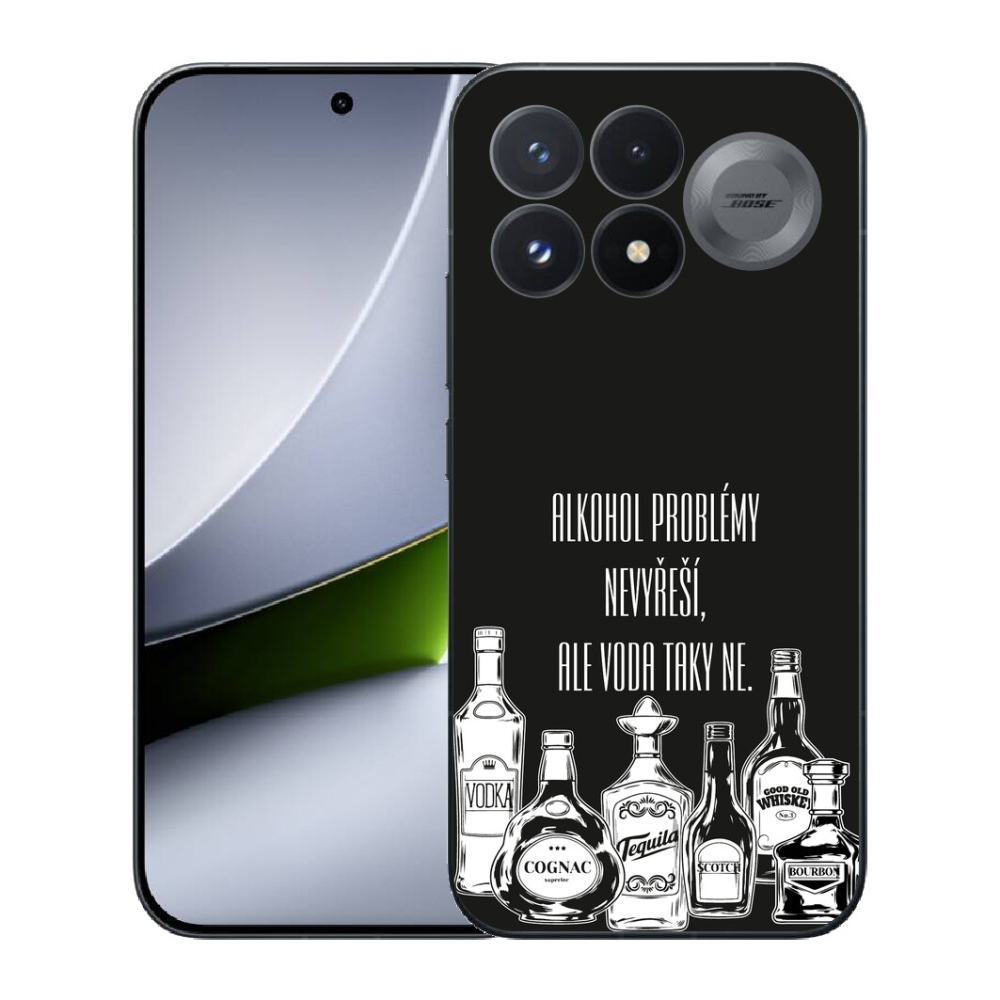 Gélový kryt mmCase na Xiaomi Poco F9 Pro 5G - vtipný text čierne pozadie