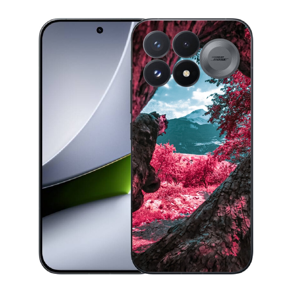 Gélový kryt mmCase na Xiaomi Poco F9 Pro 5G - výhľad na hory